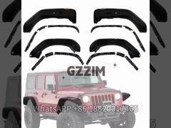 Jeep Wrangler JK JL JT Araç Aksesuarları Siyah Geniş Vücut Fender Flares Wheel Brows