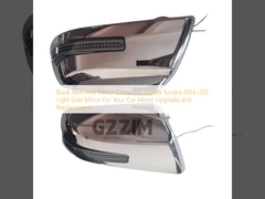 Toyota Tundra 2014 için Siyah Dikiz Aynası Kapağı LED Işıklı Yan Ayna Aracınızın Ayna Yükseltmesi ve Değişimi İçin