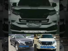 Prado için FJ150 Plastik Vücut Kit FJ150 2018 Değiştirme Kit Ön Arka Vücut Kit Siyah Beyaz