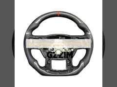 Araç Aksesuarları Özel Karbon Fiber Direksiyonu Ford F150 2015-2019 için uygun araba direksiyonu