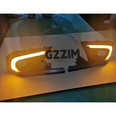 Front Led DRL For Honda Civic LX EX 11th 2022 2023 LED Daytime Running Light Fog Lights 3 Color Dynamic Turn Signal Lamp