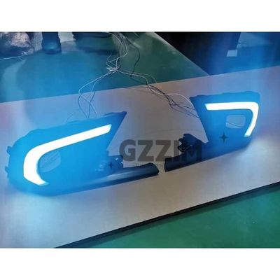 Front Led DRL For Honda Civic LX EX 11th 2022 2023 LED Daytime Running Light Fog Lights 3 Color Dynamic Turn Signal Lamp