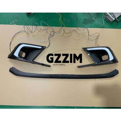 Front Led DRL For Honda Civic LX EX 11th 2022 2023 LED Daytime Running Light Fog Lights 3 Color Dynamic Turn Signal Lamp