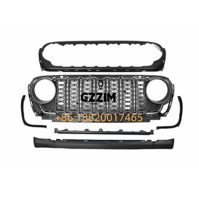 Yüksek Kaliteli Plastik Araç Ön ızgara Jeep Wrangler 2024 için kullanılan Bump ızgara