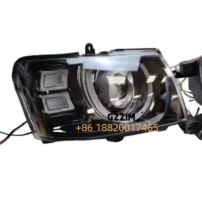 ABS Plastik LED Araba Baş Fenerleri Nissan Patrol Y61 2014 için Ön Fener