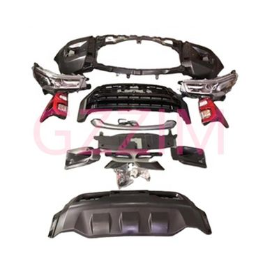Toyota Revo 2016-2020 Hilux To 2022 Rocco Ön ve Arka Body Kit Tam Set Kits Siyah Plastik