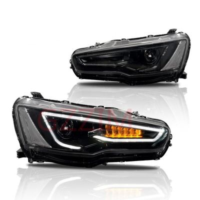 Otomobil Parçaları ABS Plastik LED Ön Işık Parçalar Baş Lamba Mitsubishi Lancer 2008-2018 için