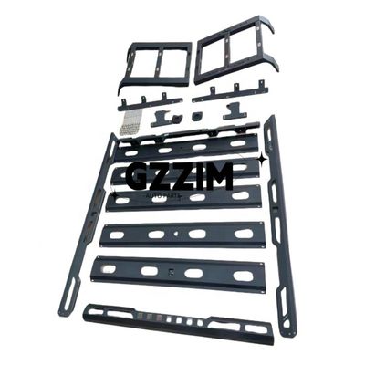 Çatı Montajı Araç Aksesuarları Alüminyum Alaşım Çatı Rack For Jeep Wrangler JK JL