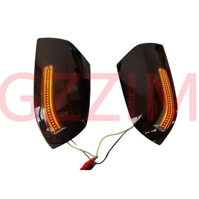 Toyota Tundra 2007-2021 için Siyah Arka Görünüm Aynası Kapağı LED Işık Yan Aynası