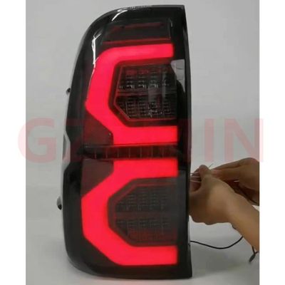 Hilux Revo Rocco 2016 2017 2018 2019 2020 2021 2022 2023 için LED Kuyruk Işığı C Tarzı