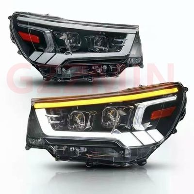 Toyota HILUX REVO ROCCO için plastik siyah araba LED farları