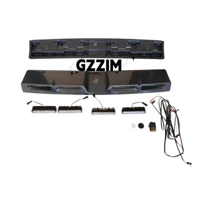 Toyota Land Cruiser LC300 2021 2022 2023 2024 Araç Üst Çatı LED Drl Işık Çubuğu, Parlak Siyah, Yüksek Kalite