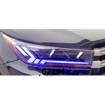 Toyota Highlander 2018 Araba Değiştirilmiş Ön Işık Parçalar Baş Fener