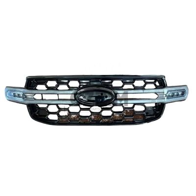 Modifiye Araba Ön Tampon Izgarası Otomatik Izgara Işıklı Ford Ranger için Araba Izgaraları 2023 2024