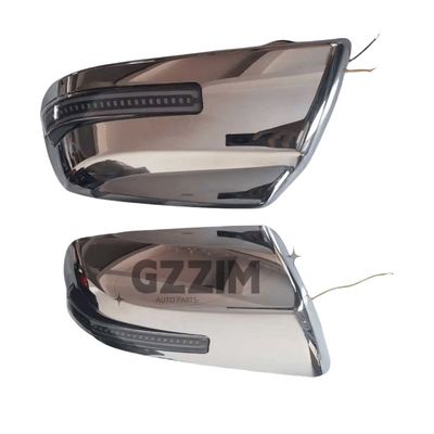 Siyah Toyota Tundra 2014 için arka görüş ayna kapağı Araba ayna için LED ışık yan ayna yükseltme ve değiştirme